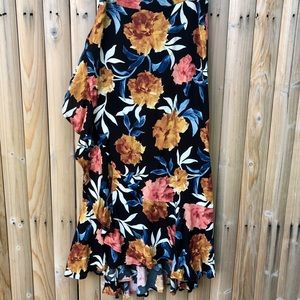NWT Band of Gypsies Floral Print Skirt
